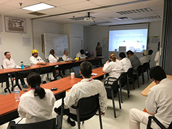 セクシャルハラスメント研修の様子