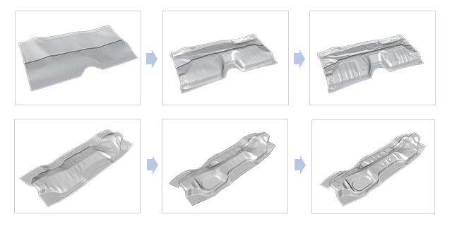 Die Forming simulations