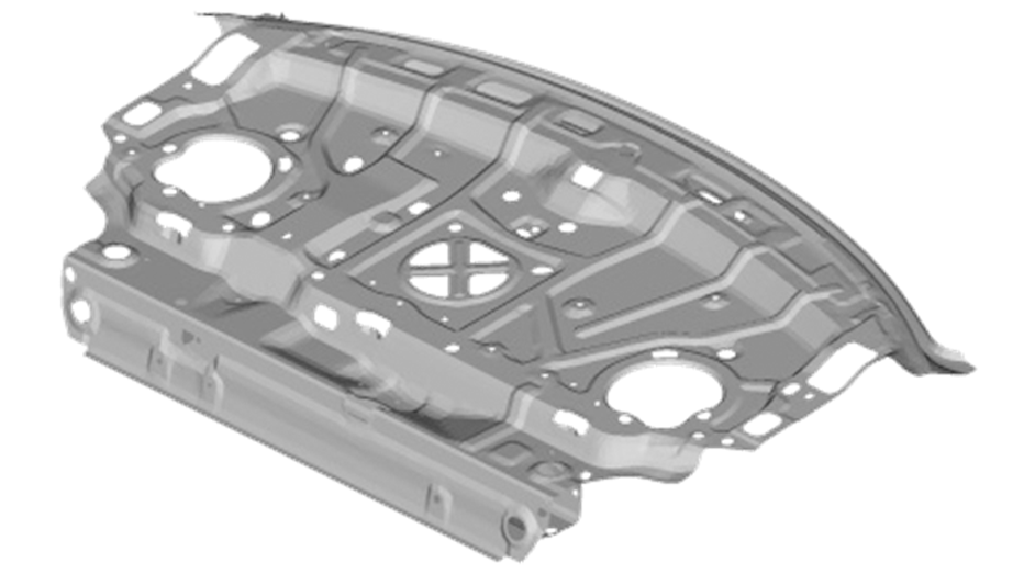 Rear seat reinforcement